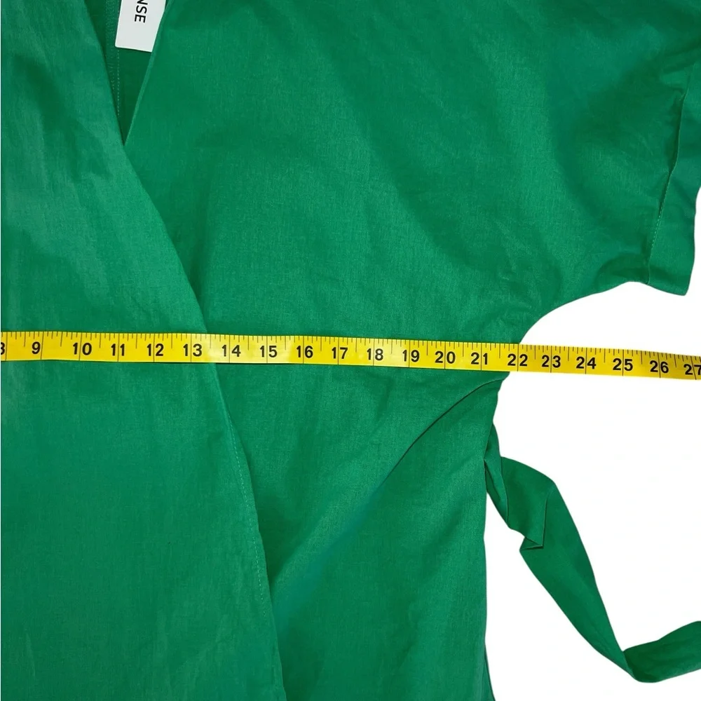 Commense Green Wide Leg Pants with Tie Waist - Picture 10 of 16